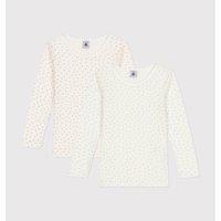Pack of 2 T-Shirts in Printed Cotton
