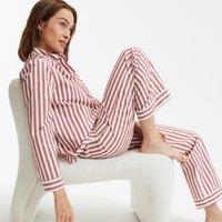 Striped Cotton Poplin Pyjamas