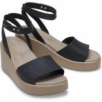 Brooklyn Ankle Strap Sandals with Wedge Heel