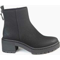 Masta Chunky Ankle Boots with Block Heel