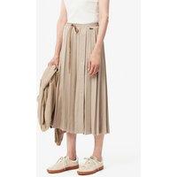 Pleated Midi Skirt