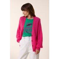 Manou Mohair Blend Cardigan with Button Fastening