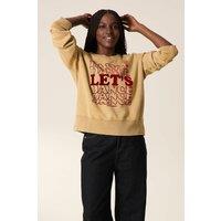 Sorbet Cotton Blend Sweatshirt with Crew Neck