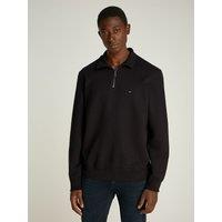 Fleece Half Zip Sweatshirt in Cotton Mix