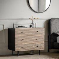 Hopewell 3 Drawer Slatted Chest