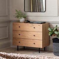 Albany Industrial Wood 3 Drawer Chest