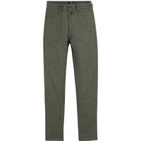 Checked Wide Leg Trousers