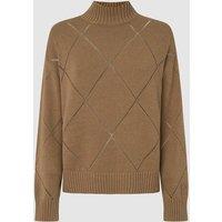 Idris Perkins Openwork Jumper in Cotton/Wool/Cashmere