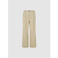 Da Wide Leg Trousers in Corduroy with Pleat Front