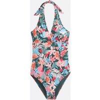 Floral Print Halterneck Swimsuit