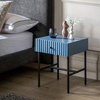 Bedford 1 Drawer Scalloped Bedside Table