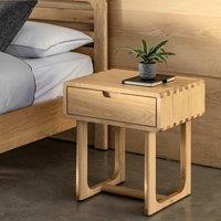Fallon Oak 1 Drawer Bedside Table