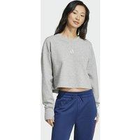 All Season Sweatshirt in Cotton Mix with Ribbed V-Neck