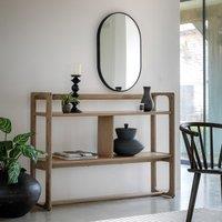 Fallon Smoked Oak Low Shelving Unit