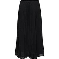 Pleated Maxi Skirt