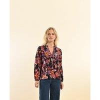 Floral Print Cotton Blouse