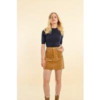 Corduroy Mini Skirt