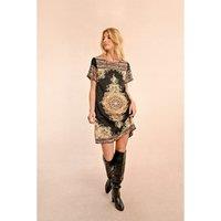 Tribal Print Shift Dress