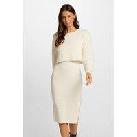 2-in-1 Midi Jumper Dress