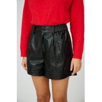 Faux Leather Shorts