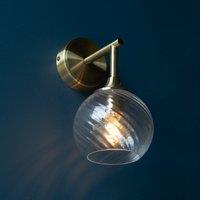 Allton Twisted Glass Wall Light