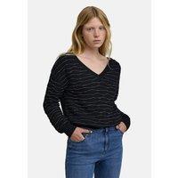 Cotton Mix Reversible Jumper with Crew Neck