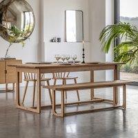 Fallon Oak Extendable Dining Table (Seats 6-8)