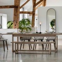 Fallon Smoked Oak Extendable Dining Table (Seats 6-8)