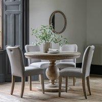 Vinton American Pine Oval Extendable Farmhouse Dining Table (Seats 8)