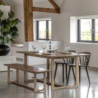 Fallon Smoked Oak Dining Table (Seats 6)