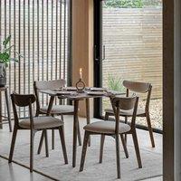 Hale Square Smoked Oak Dining Table (Seats 4)