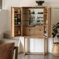 Fallon Oak Cocktail Cabinet