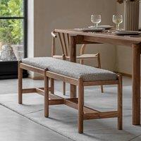 Chico Boucle Upholstered 3 Seater Dining Bench (160 cm)