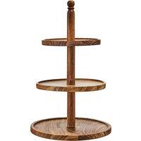 3-Tier Kora Sheesham Wood Cake Stand
