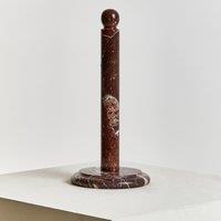 Kitchen Roll Holder in Red Marble