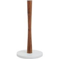 Kitchen Roll Holder in Acacia Wood And Marble
