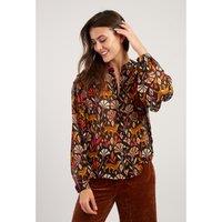 Fancy Floral Print Blouse