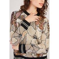 Cacao Floral Print Jumper