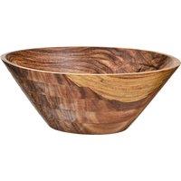 Kora Large Sheesham Wood Shallow Salad Bowl