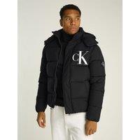 Hooded Padded Jacket with Synthetic Lining