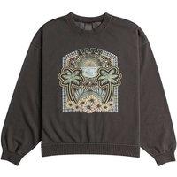 Cotton Mix Sweatshirt with Crew Neck