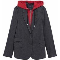 2-in-1 Hooded Blazer