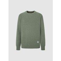 Cotton Mix Jumper with Crew Neck