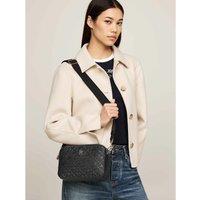 Textured Leather Crossbody Bag