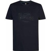 Logo Print Cotton T-Shirt with Crew Neck and Short Sleeves