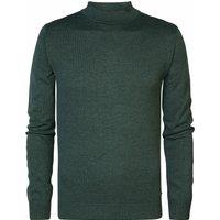 Cotton Mix Jumper with High Neck