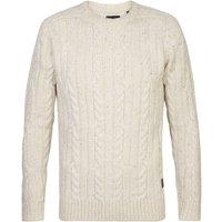 Cable Knit Jumper with Crew Neck