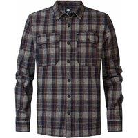 Checked Cotton Shirt with Long Sleeves