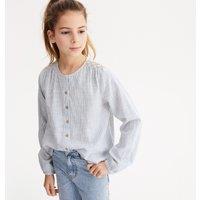 Striped Long Sleeve Blouse