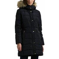 Mid-Length Padded Jacket with Hood